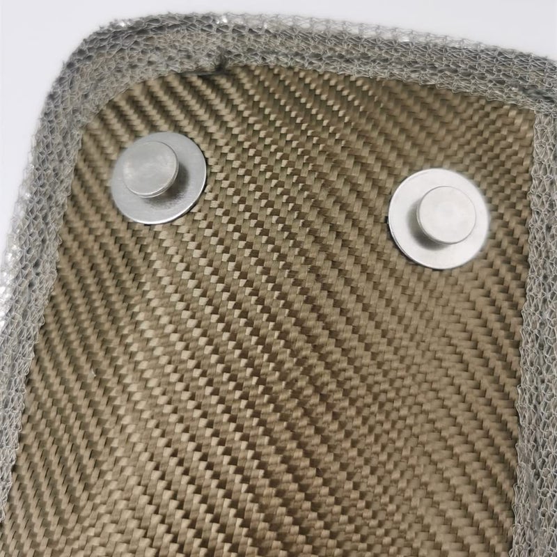 BSTFLEX Turbo Heat Shield Turbocharger Blanket Wrap Spring for Subaru WRX Titanium - Image 3